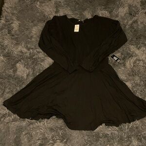 NWT Express Black Long Sleeve Dress